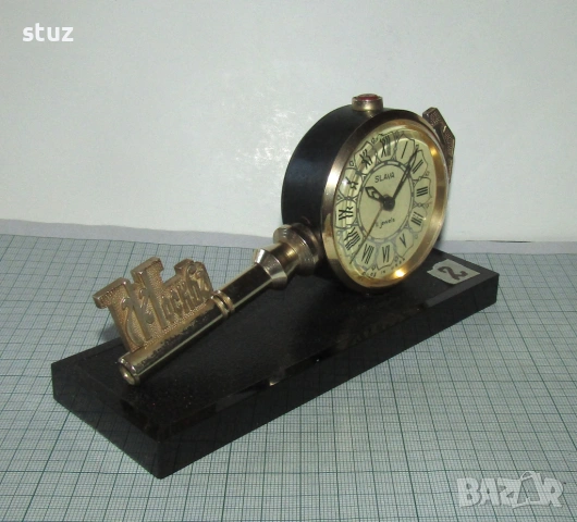 Будилник Слава "Ключ Москва"(№2), снимка 2 - Антикварни и старинни предмети - 54151505