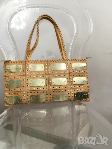 FRANCESCO BIASIA арт чанта естествена кожа