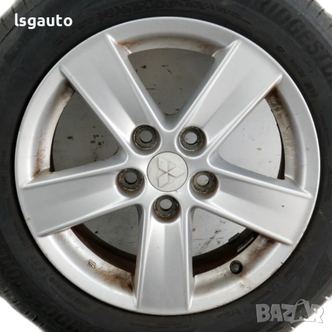 Алуминиеви джанти 5x114.3 с гуми R16 Mitsubishi Lancer X (GS44S) 2007-2017 ID: 160682, снимка 5 - Гуми и джанти - 54618888