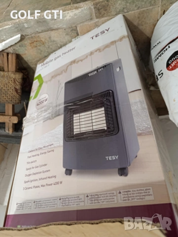 Газова печка с 3 степени Tesy LD 168 D 4200W НОВА!!, снимка 5 - Печки, фурни - 55162548