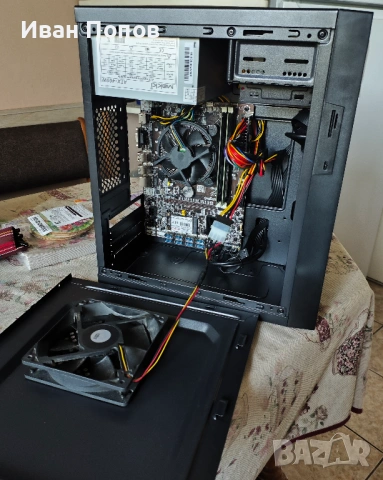Малък microATX Компютър Intel i5, 16GB Ram, SSD, снимка 3 - Работни компютри - 54428987
