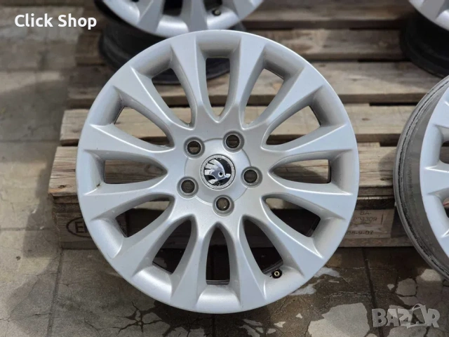 5х112 17 Джанти Оригинал Skoda SuperB Octavia 5x112, снимка 5 - Гуми и джанти - 55036928