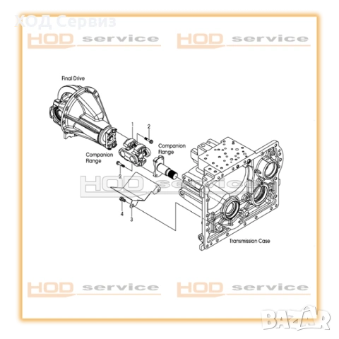 Съединител карданен / каре за Unicarriers FGE18T5, снимка 3 - Части - 54110519