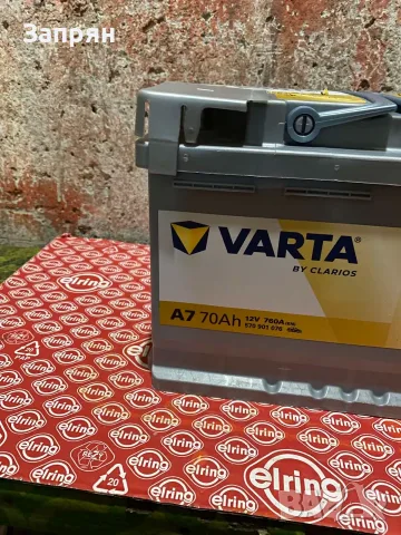 Нов акумулатор Varta/Варта AGM/АГМ 70 амп/ч с гаранция, снимка 8 - Аксесоари и консумативи - 55697188