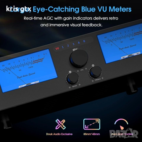 Douk Audio G7 HI FI стерео усилвател class D 2xTPA3255 Balanced XLR , снимка 6 - Ресийвъри, усилватели, смесителни пултове - 55092093