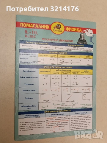 НОВ! Помагалник по физика за 8.-10. клас (Домино), снимка 1 - Учебници, учебни тетрадки - 54928142