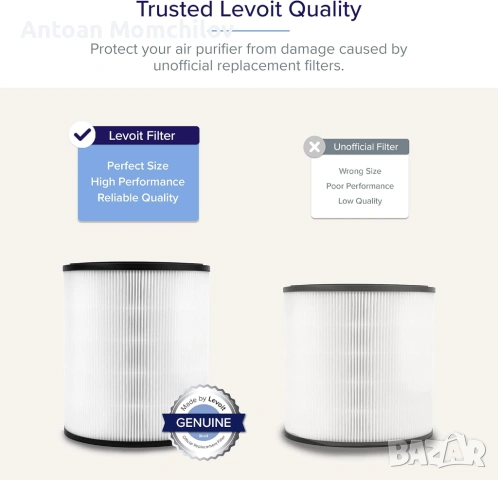 Пречиствател за въздух Levoit LV-H133 White, снимка 7 - Овлажнители и пречистватели за въздух - 54860662