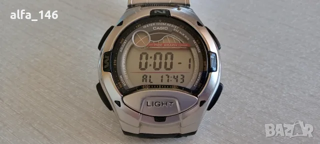 Мъжки часовник Casio W-753 TIDE GRAPH, снимка 10 - Мъжки - 55424853