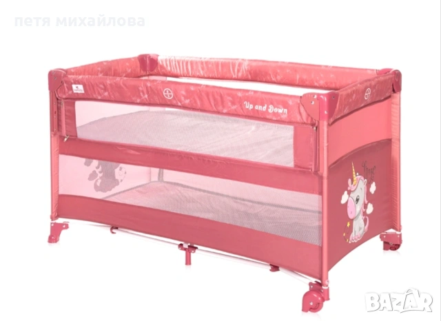 Детска кошара в розово