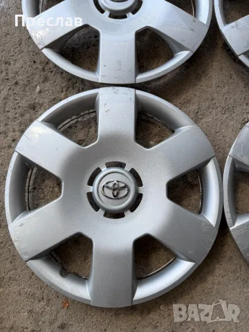 4 броя оригинални тасове за Toyota Aygo 14, снимка 2 - Аксесоари и консумативи - 55639498