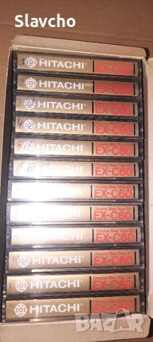 Аудио касети - Hitachi EX-C60/ 12 PCS./ Chrome/ Ultra-Dynamic Cassette Tape, снимка 5 - Аудио касети - 54992004