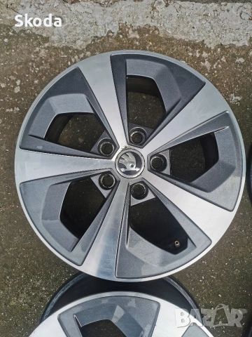джанти Skoda 5x112 16, снимка 3 - Гуми и джанти - 54527998