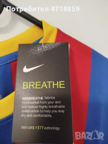 Фланелка Nike BREATHE на Барселона, снимка 7 - Футбол - 54001615