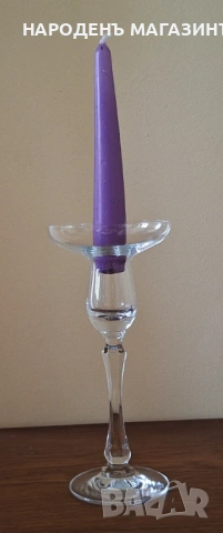 WMF - GERMANY - Нов свещник стъкло свещ кутия , снимка 3 - Други ценни предмети - 54257165