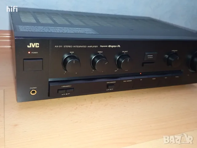 Стерео усилвател JVC AX-311, снимка 2 - Ресийвъри, усилватели, смесителни пултове - 55424781