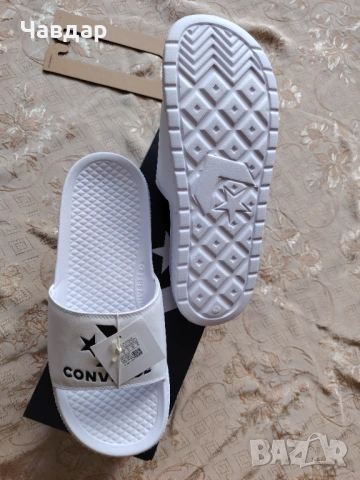 Мъжки чехли CONVERSE - размер 45/29 см., снимка 3 - Мъжки чехли - 54941711