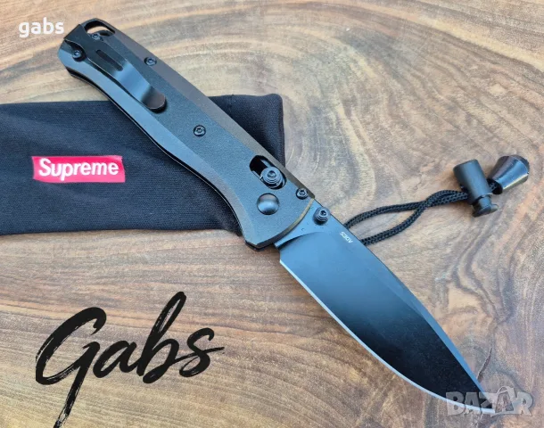 Сгъваем нож SUPREME Benchmade /Bugout Knife 535BK-2203, снимка 7 - Ножове - 55565385