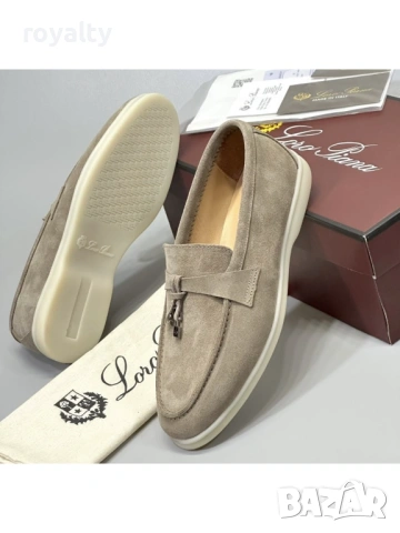 Loro Piana Мокасини Естествен Велур 36-44 Номер 