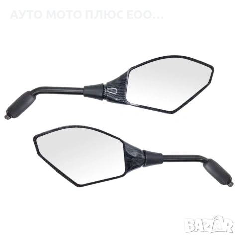 Универсални Мото огледала с вградени LED мигачи - Carbon., снимка 5 - Аксесоари и консумативи - 54008831