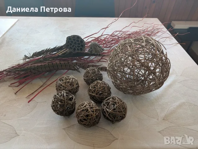 Арт декорация  от естествени материали, снимка 2 - Декорация за дома - 55637675