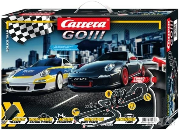 Писта Carrera GO Police Trap Porsche GT3 1 към 43 [НОВА]