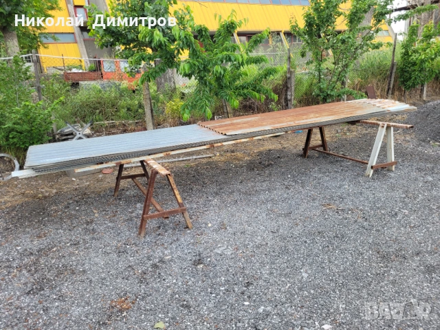 Продавам поцинкована вълнообразна ламарина 6х1,1 метра дебелина 0,6-0,8 мм, снимка 2 - Железария - 54664575