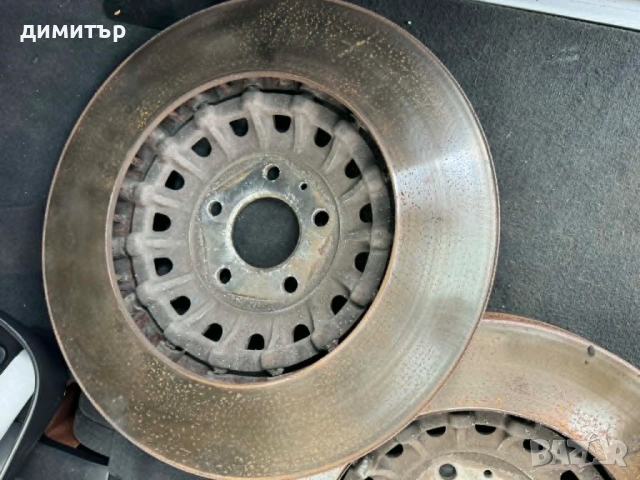 спирачни апарати brembo audi sq7 400mm брембо ауди ся7 400мм дискове, снимка 3 - Части - 54400031