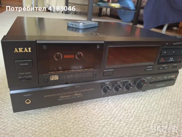Akai GX-75 Касетен дек Akai GX-75 Reference Master Stereo Cassette Deck, снимка 5 - Декове - 55622574