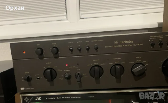 Класически усилвател Technics SU-8080 - Технически перфектен, винтидж звук, снимка 3 - Аудиосистеми - 55496489