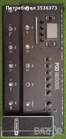Китарен процесор Line 6 POD HD500X плюс чанта Thomann