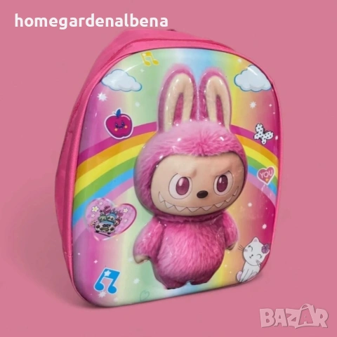 Детска раница Labubu 3D — 9 модела, 33×27×15 см, снимка 13 - Раници - 54125078