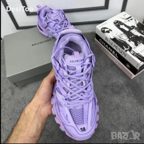 Balenciaga Track Sneaker "Purple", снимка 5 - Маратонки - 54358236