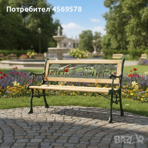 🌿🌷Градинска за деца 82x39x50 см - здрава, безопасна и стилна!, снимка 2 - Градински мебели, декорация  - 53564698