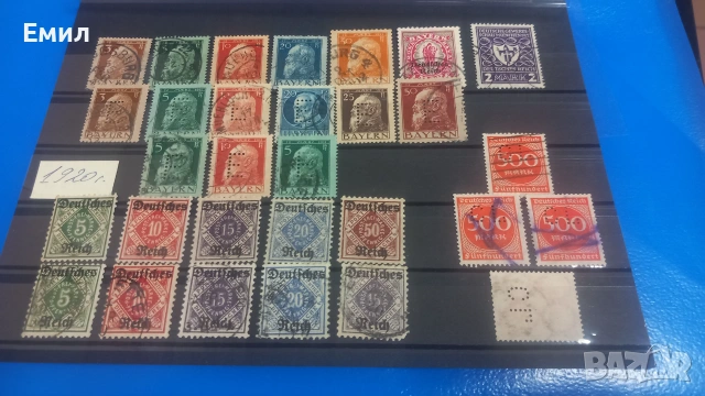 Марки Бавария 1911-1923