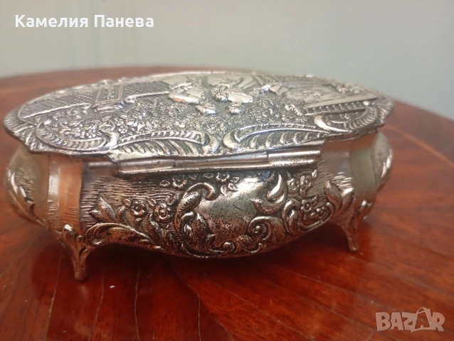 Винтидж кутия за бижута, снимка 6 - Други ценни предмети - 55141218
