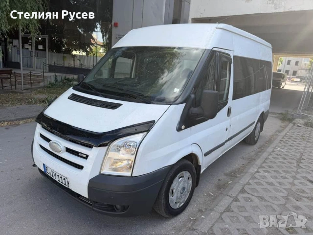 ford transit 2.2tdci 110кс / климатик / 8+1 пътнически / Германия - цена 6 500 евро кара се с Б кате, снимка 2 - Бусове и автобуси - 54892074