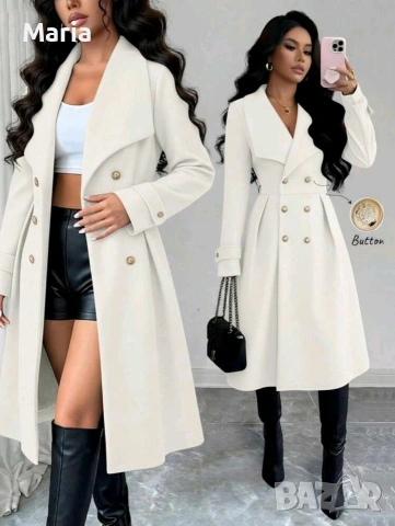 Елегантно дамско палто