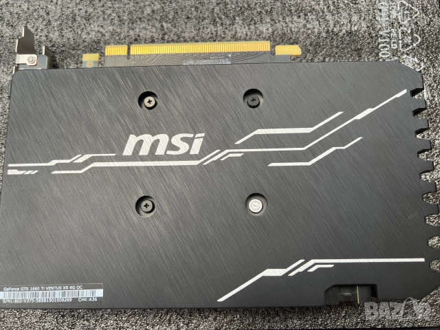 MSI GeForce GTX 1660 Ti VENTUS XS 6G, снимка 5 - Видеокарти - 55153875