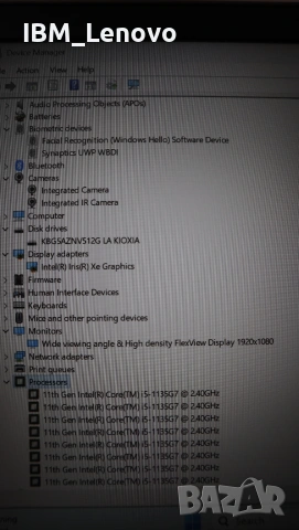 Lenovo ThinkPad T14s Gen 2 FHD IPS Touchscreen / i5 1135G7/ SSD 512GB/16GB, снимка 4 - Лаптопи за работа - 55075289