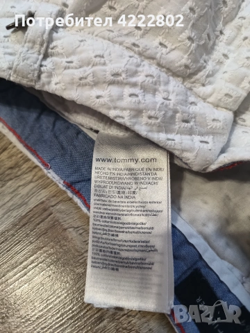 Бели къси оригинални панталони Tommy Hilfiger, снимка 8 - Детски панталони и дънки - 55153927
