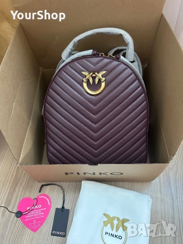 Раница PINKO чисто нова в цвят бордо