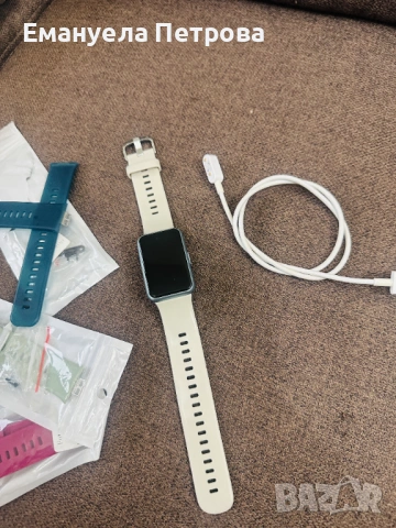 Смарт Часовник Huawei FIT SE Limited Edition Forest Green + аксесоари, снимка 3 - Дамски - 54479819