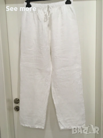 100% лен панталон S/M