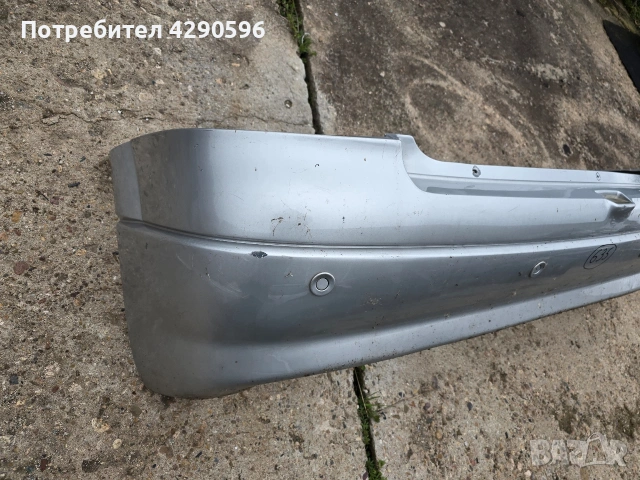 Задна броня за Opel Astra G / Астра Г хечбек сива , снимка 2 - Части - 54253312