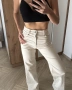Екрю дънки с висока талия Zara , снимка 1