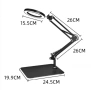 Нова настолна лупа 10х/15х с LED, снимка 2
