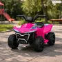 Детско електрическо ATV 6V 25W – розово, с LED светлини, снимка 2