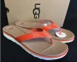 Кожени чехли / сандали UGG Australia Lorrie 1016176 Fire Opal Flip Flops номер 39 и 40, снимка 2