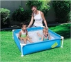 НОВИ! Детски басейн с метална рамка  Bestway 122х122x30.5см, снимка 9
