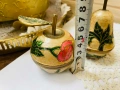 Красив месингов комплект от Англия с макове , снимка 13